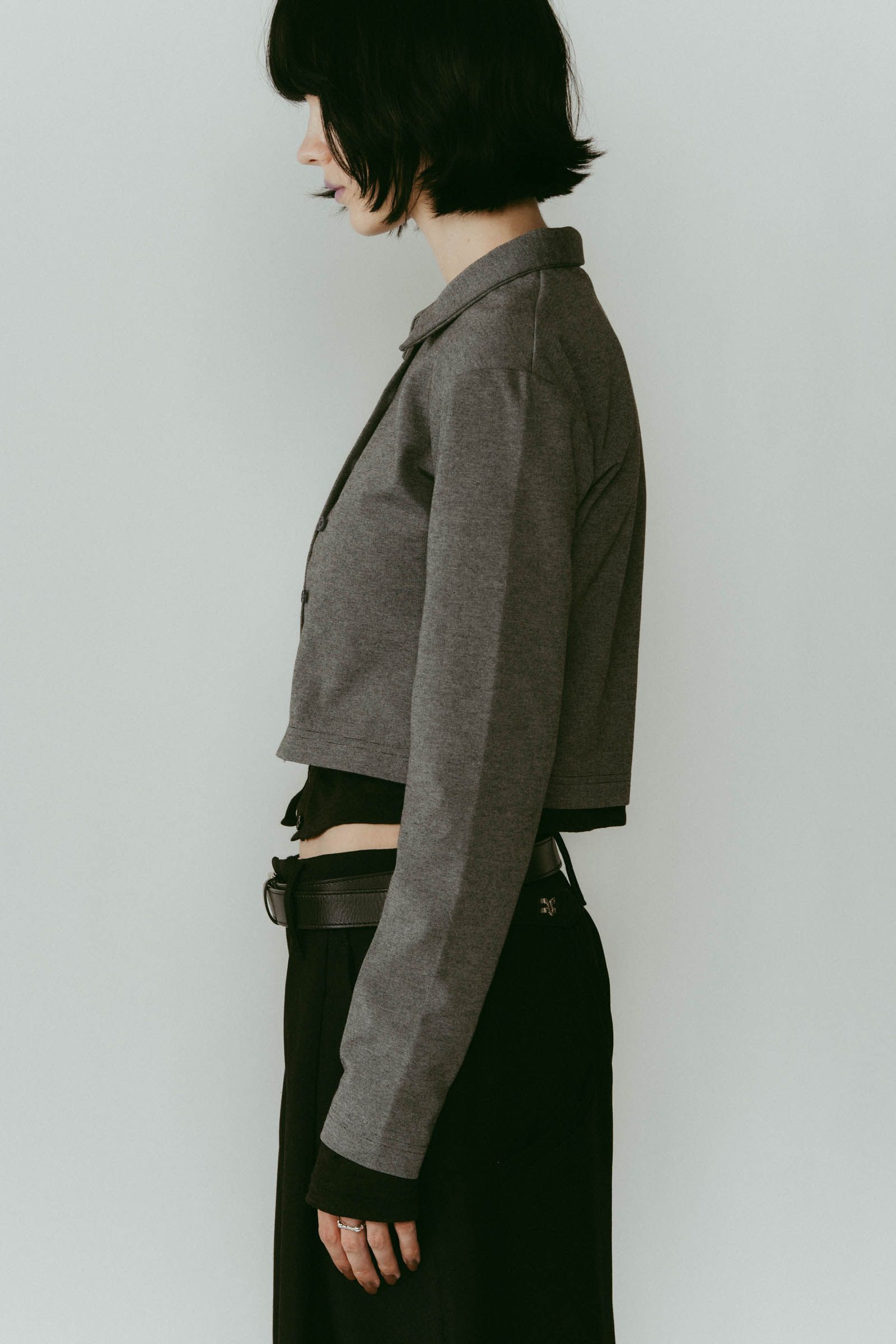 2piece polo tops / 2ピース ポロシャツ (グレー) / 25AW