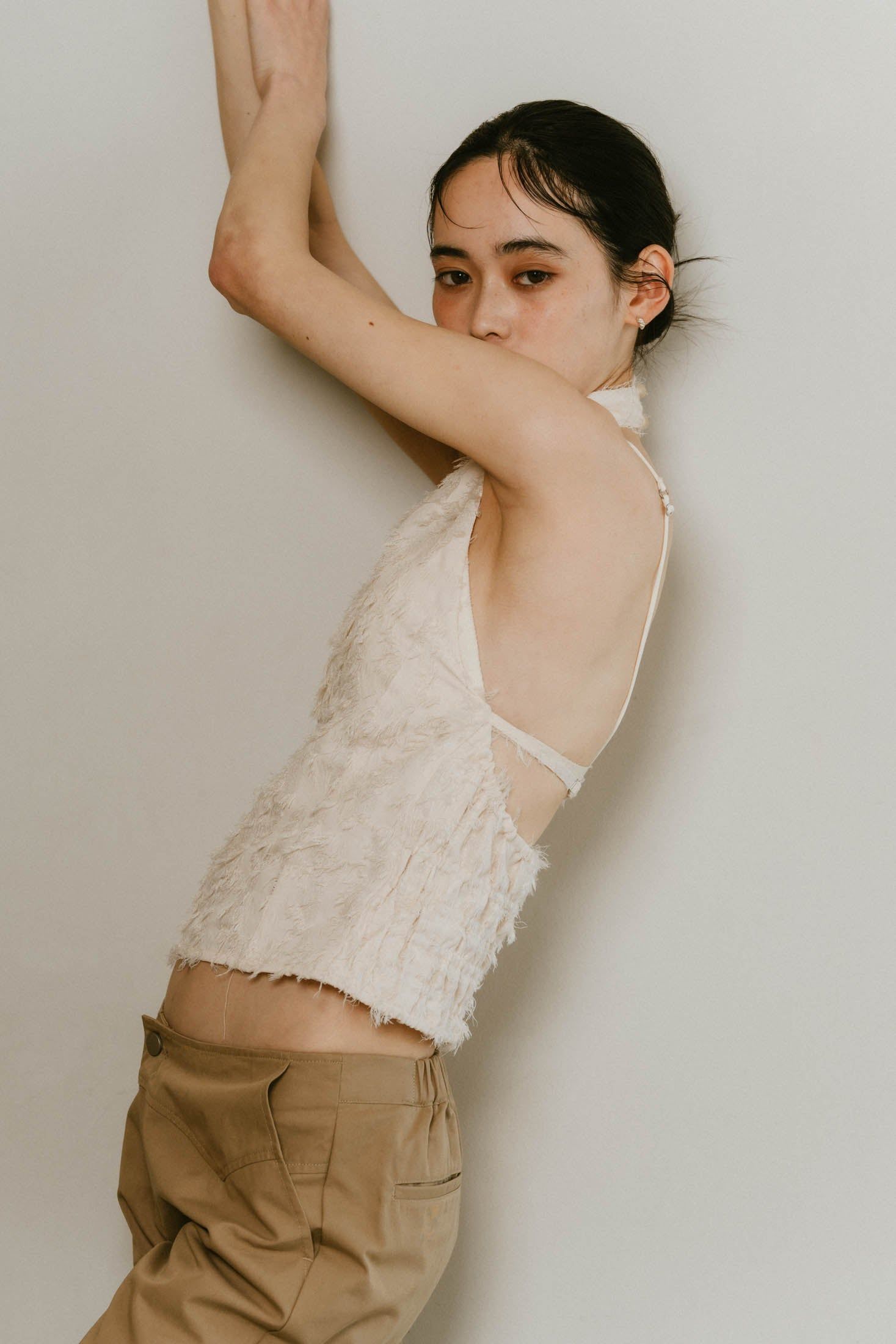 halter neck tops / ホルターネックトップス (アイボリー) / 25SS