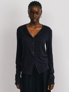 【25SS】SMOOTHY CARDIGAN / スムージーカーディガン (ネイビー)