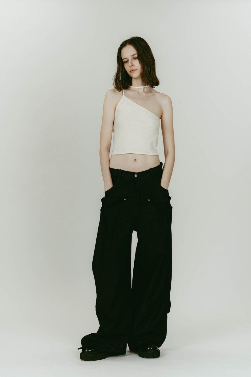 unique feminine blouse (Gray) / ユニークフェミニンブラウス (グレー) / 26SS