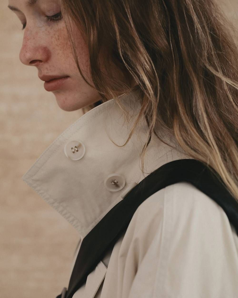 Standcollar Long Coat (Ivory) / スタンドカラー ロングコート (アイボリー) / 26SS