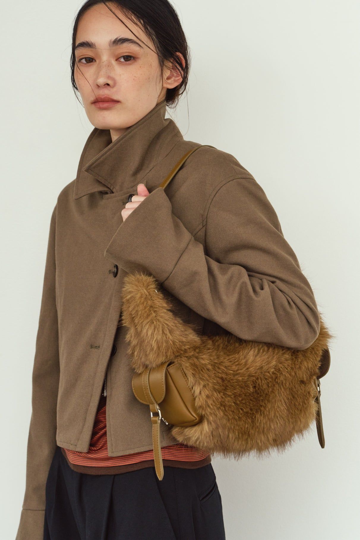 ファーバッグ (キャメル) fur bag (Camel) / 26AW