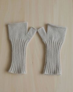 リブニットグローブ (アイボリー) Rib Knit Glove (Ivory) / 26AW 【6月29日まで期間限定予約】