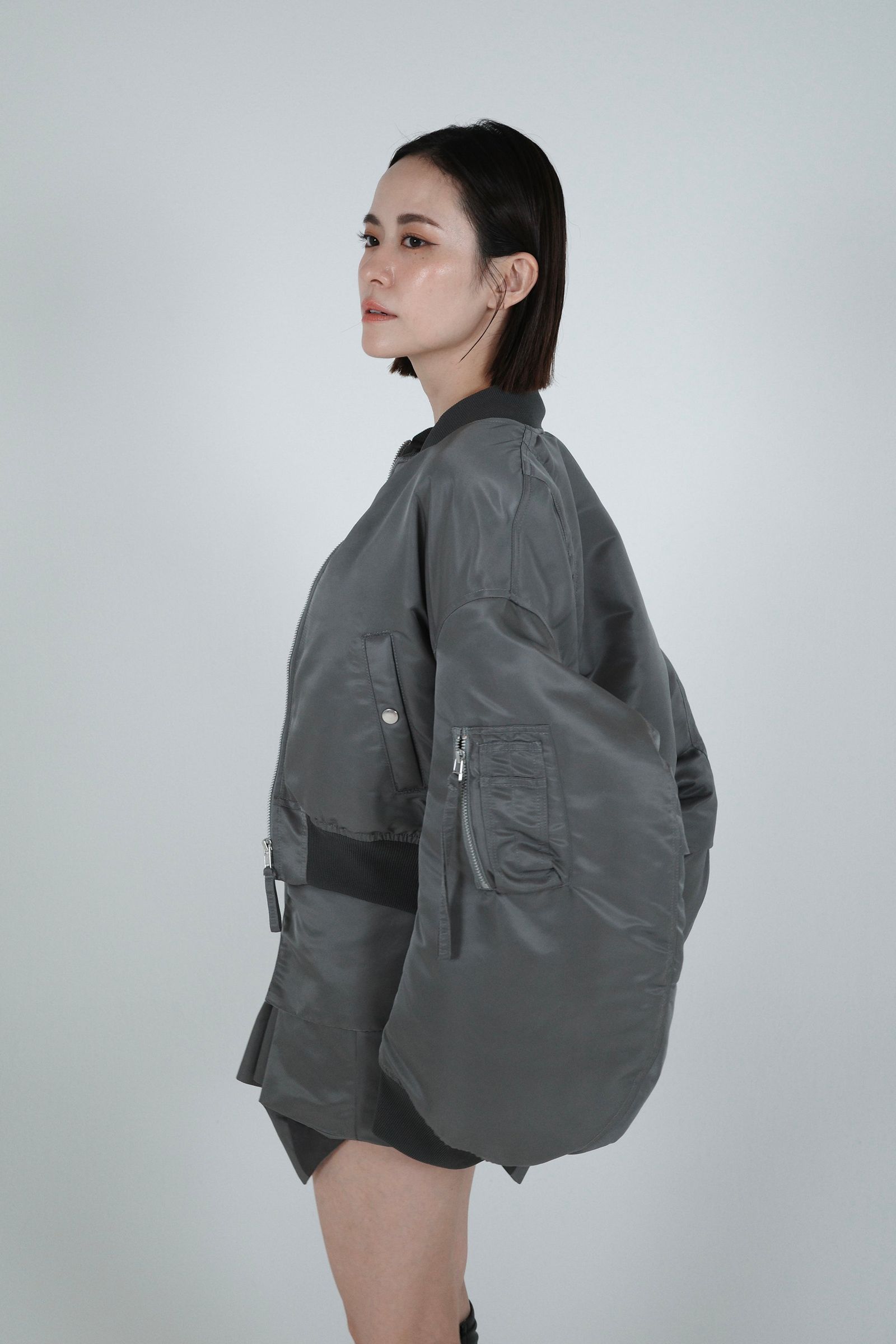 Nylon MA-1 (グレー)