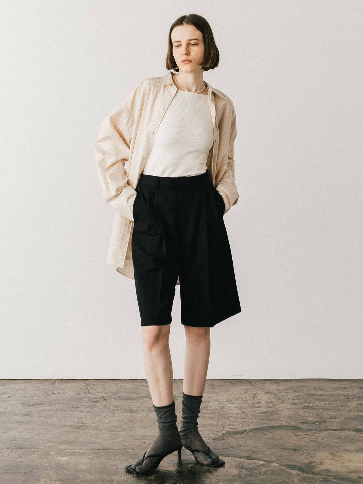 【25SS】ICHIGUN HALF PANTS / イチグンハーフパンツ (ブラック)