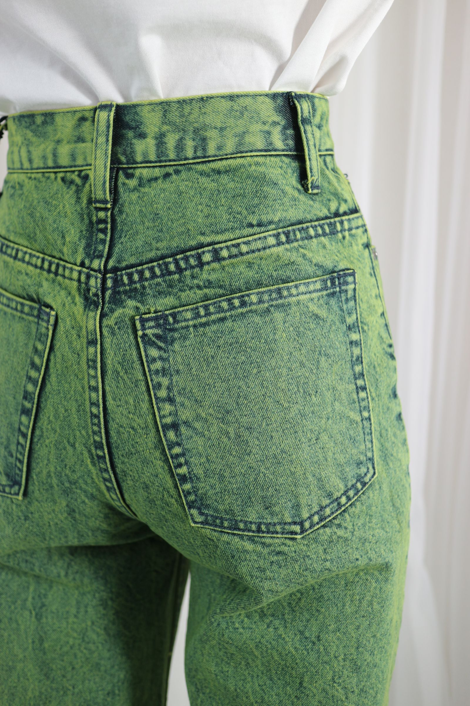 特別オファー NOUNLESS - コルセットワイド / PANTS DENIM WIDE WITH CORSET トップス