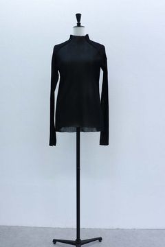 コットンチュールロンT (ブラック) Cotton Tulle Long-Sleeve Tee (Black) / 26AW