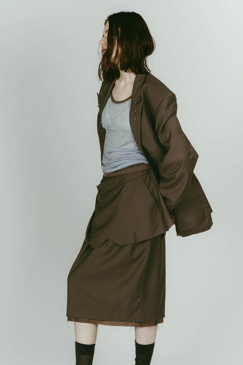 vintage tailored jacket (Brown) / ヴィンテージ テーラードジャケット (ブラウン) / 26SS