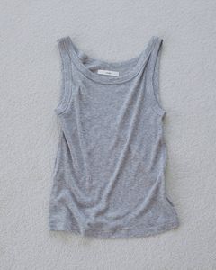 ウールタンクトップ (グレー) Wool Rib Tanktop (Gray) / 27SS