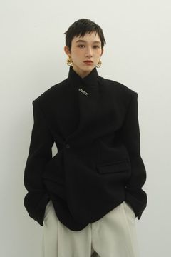 -high-end- 2way jacket outer(unisex) / 2ウェイ ジャケットアウター (ブラック)  Knuth Marf