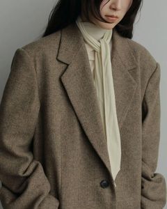 【25AW】Herringbone Wool Jacket / ヘリンボーン ウールジャケット (ベージュ)