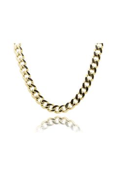 CURB CHAIN NECKLACE / カーブ チェーン ネックレス  STERLING SILVER 925 (ゴールドベルメイユ)