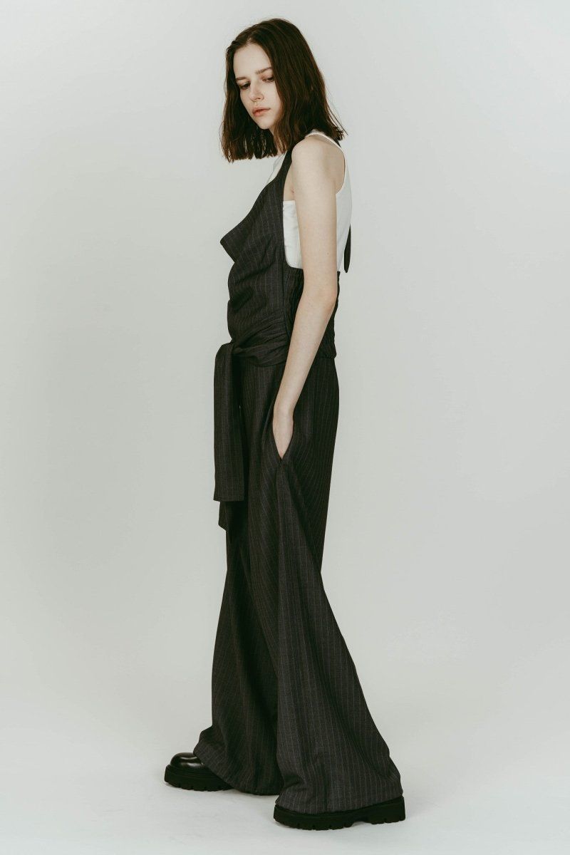 halter neck all in one (Gray) / ホルターネックオールインワン (グレー) / 26SS