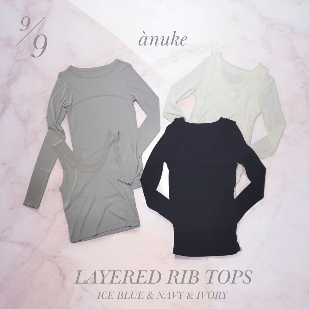 ànuke Layered Rib Tops 🕊️
