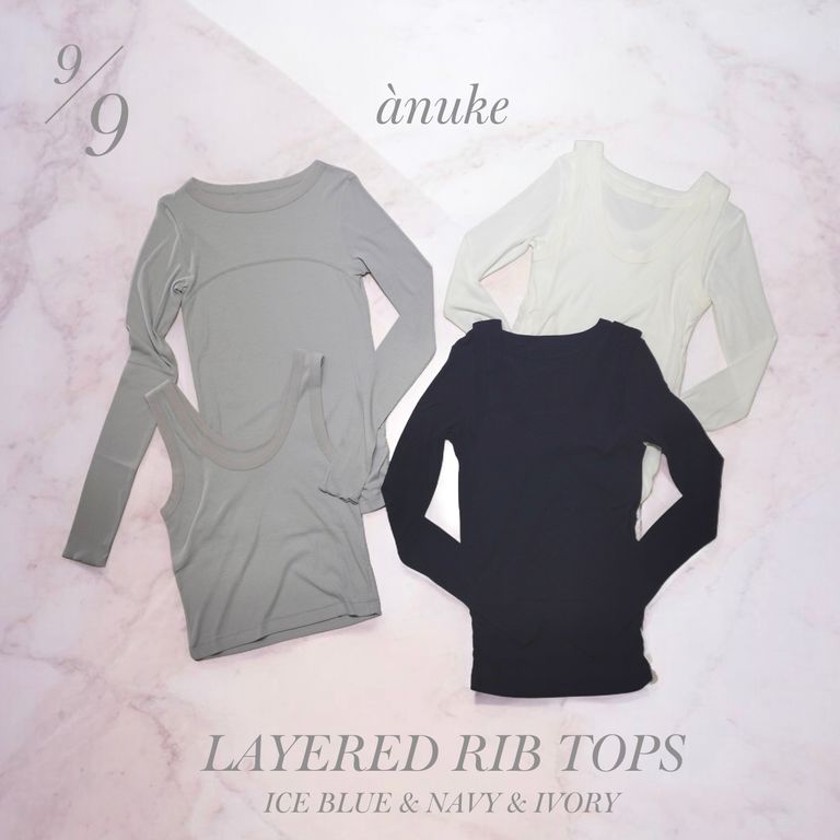 ànuke Layered Rib Tops 🕊️