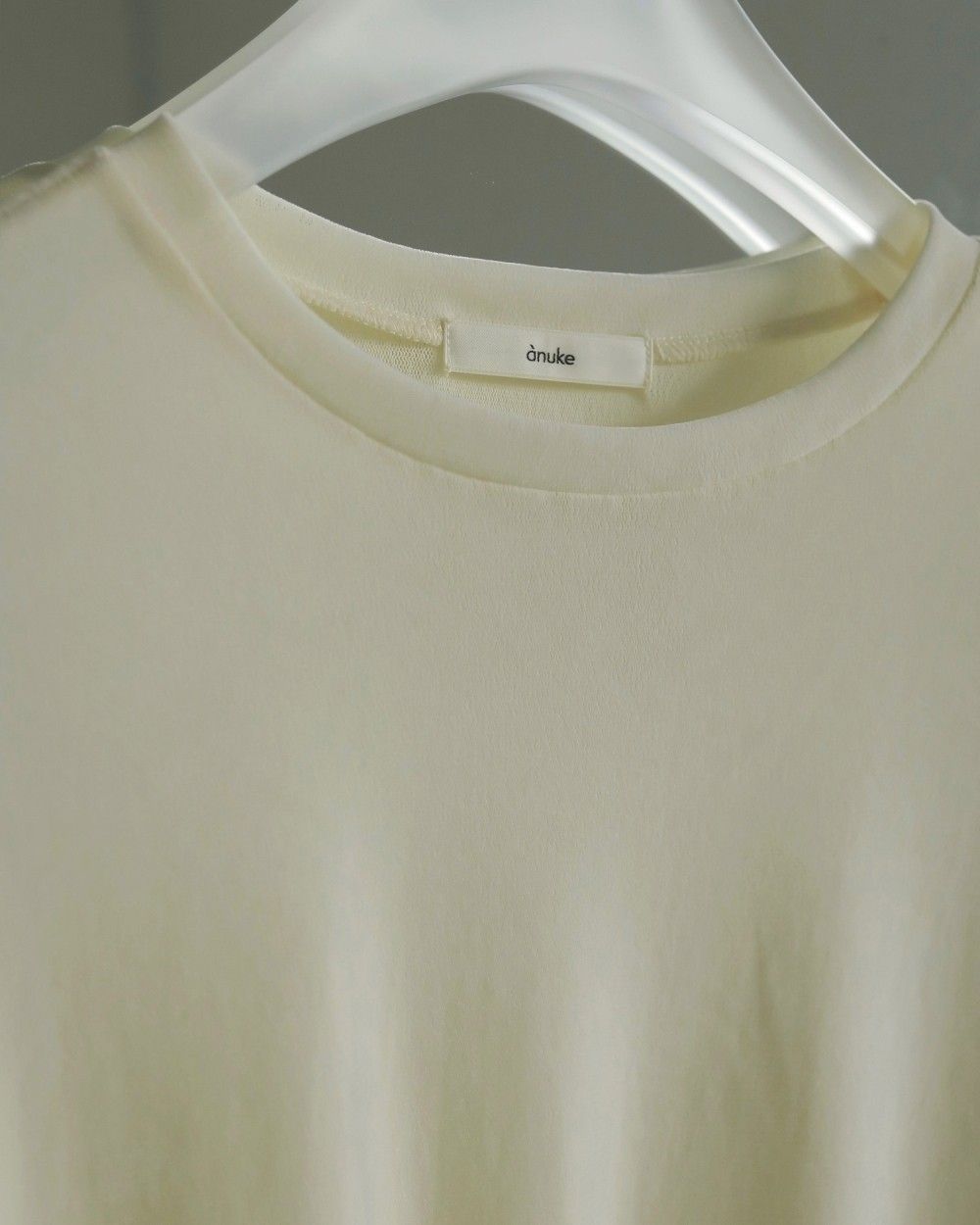 Sheer Velour T-shirts / シアーベロア Tシャツ (アイボリー)