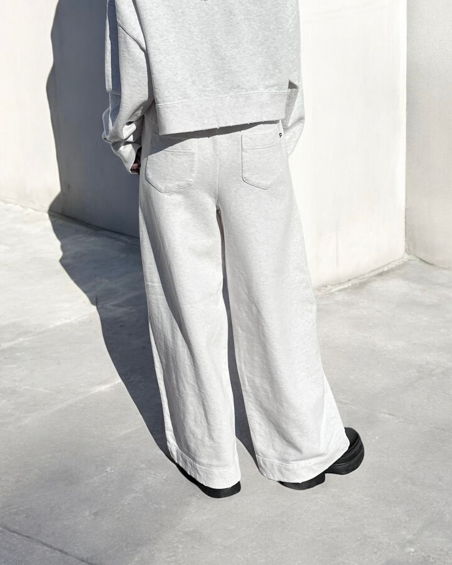 【残り1点】NOUNLESS LOOSE SWEAT PANTS (GRAY) / ルーズスウェットパンツ グレー