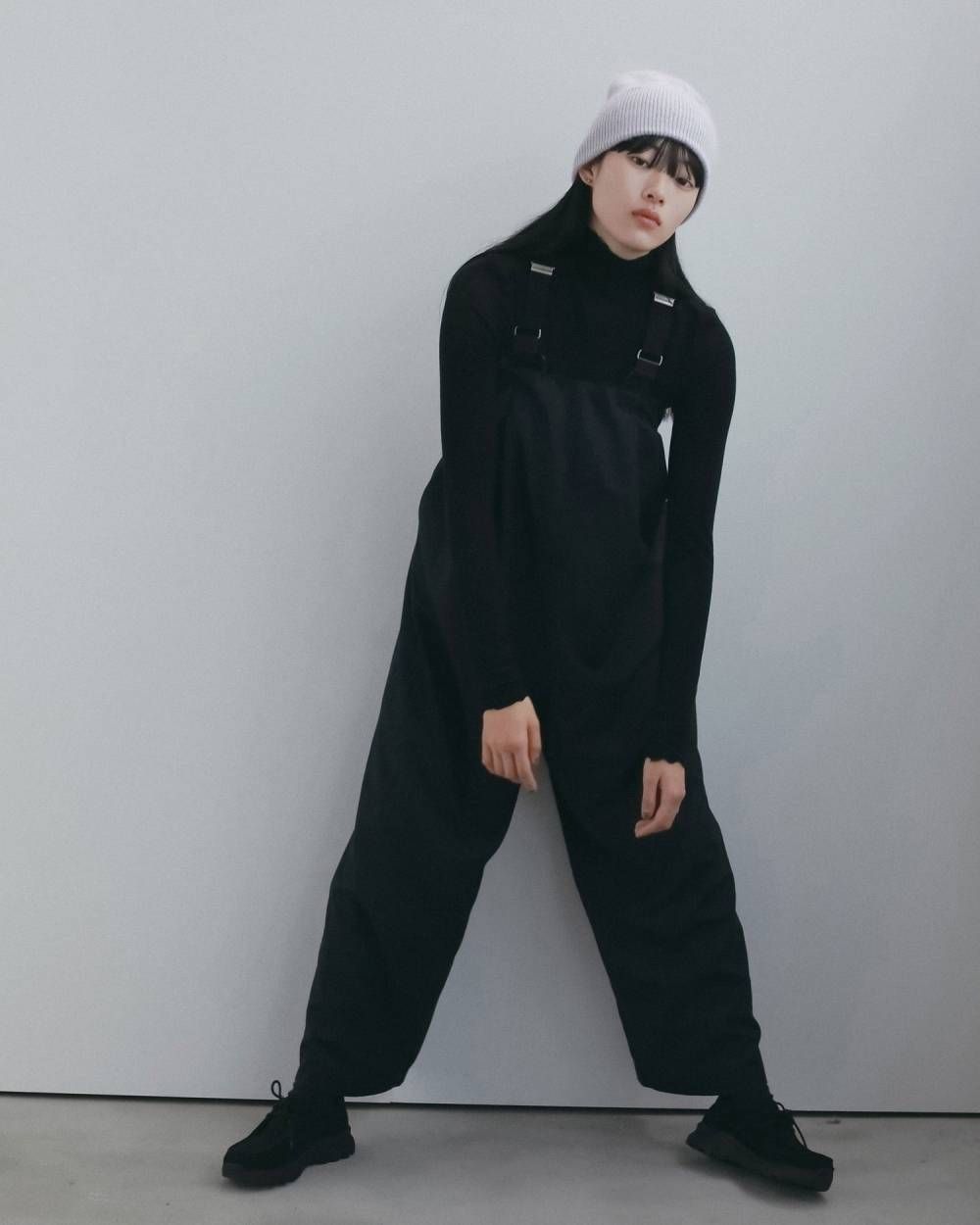 ストライプ ベアトップコンビネーション (ネイビー) Stripe Baretop Combinaison (ネイビー) / 26AW 【6月29日まで期間限定予約】