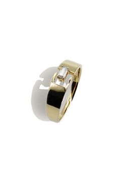 LABYRINTH MOISSANITE RING / ラビリンス モアサナイト リング K9/K18 (イエローゴールド)