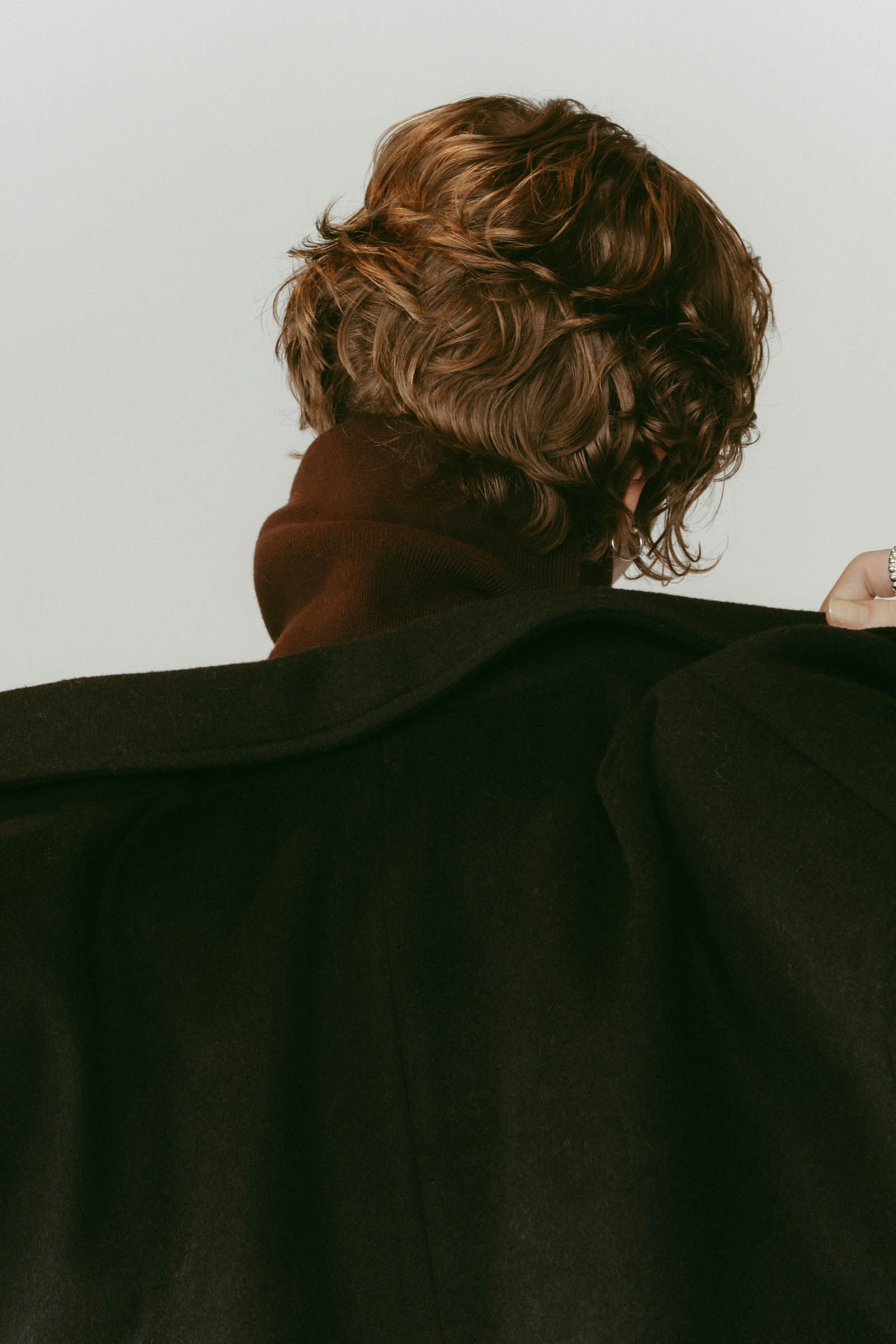 muffler overlay jacket(unisex) / マフラー オーバージャケット (ブラック) / 25AW