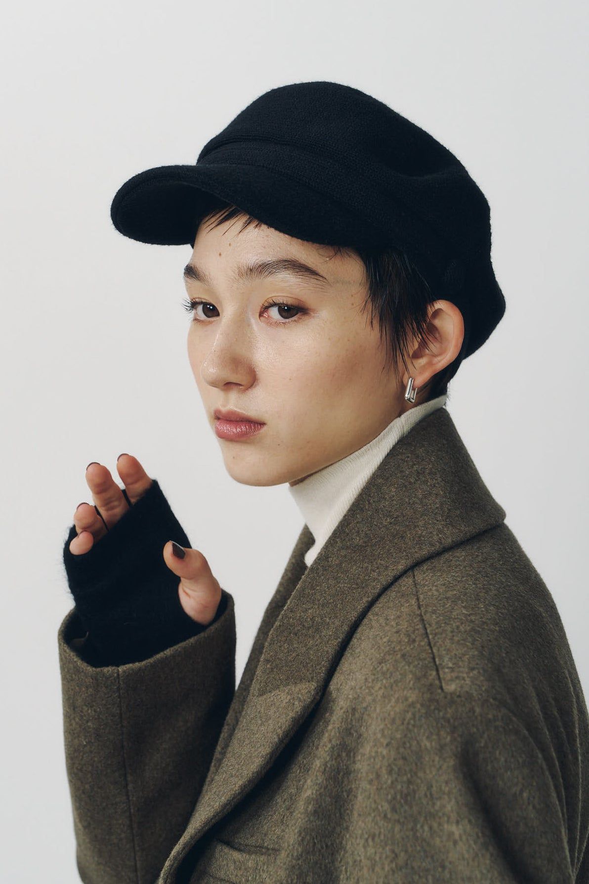 キャスケット (ブラック) casquette (Black) / 26AW