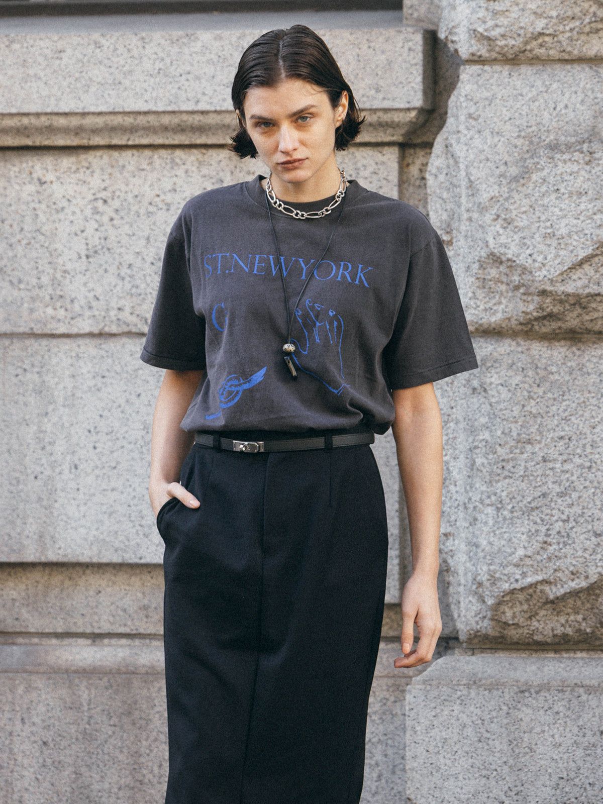 パーマネント Tシャツ (NEWYORK) PARMANENT TEE (NEWYORK) /  26SS