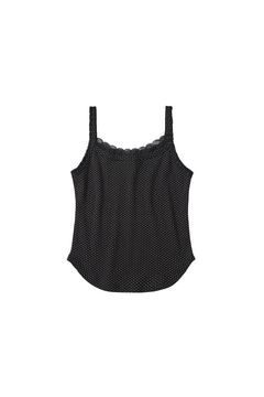 レースディテール キャミソール (ドット) lace detail camisole (Dot) /  26SS
