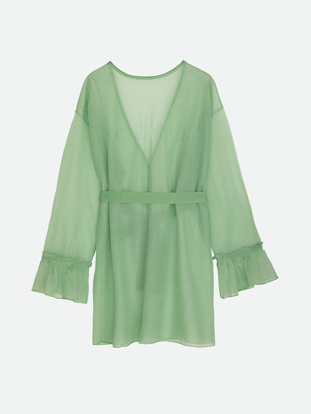 NL SHEER KNIT CARDIGAN / シアーニットカーディガン (ミント)