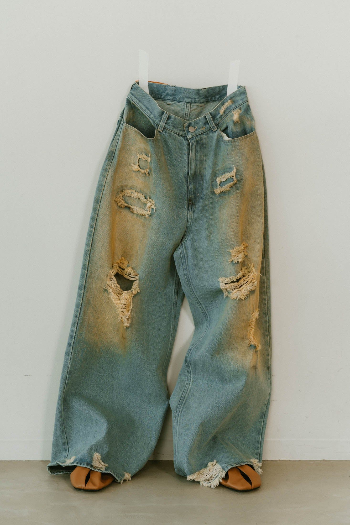 knuth marf クヌースマーフ デニム denim baggy pants/blue | KNUTH MARF