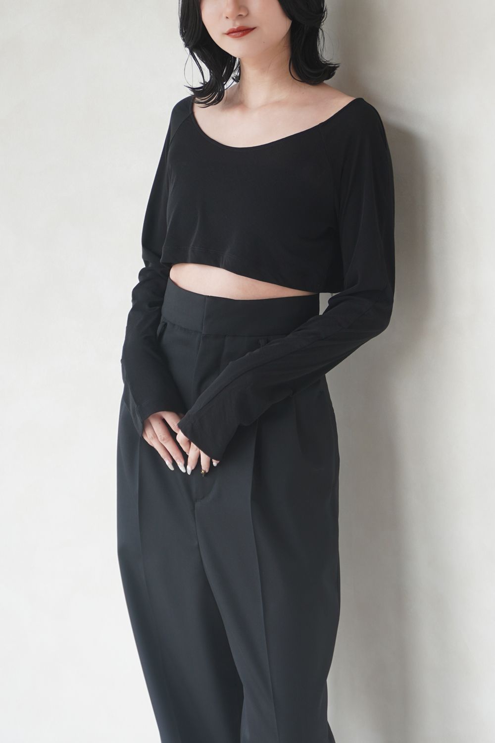 SHEF SHORT PULLOVER / ショートプルオーバー (ブラック)
