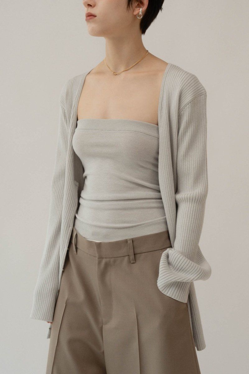 冬ギフト セ cardigan knit ladylike - Marf Knuth / ニット レディーライク ニット+セーター