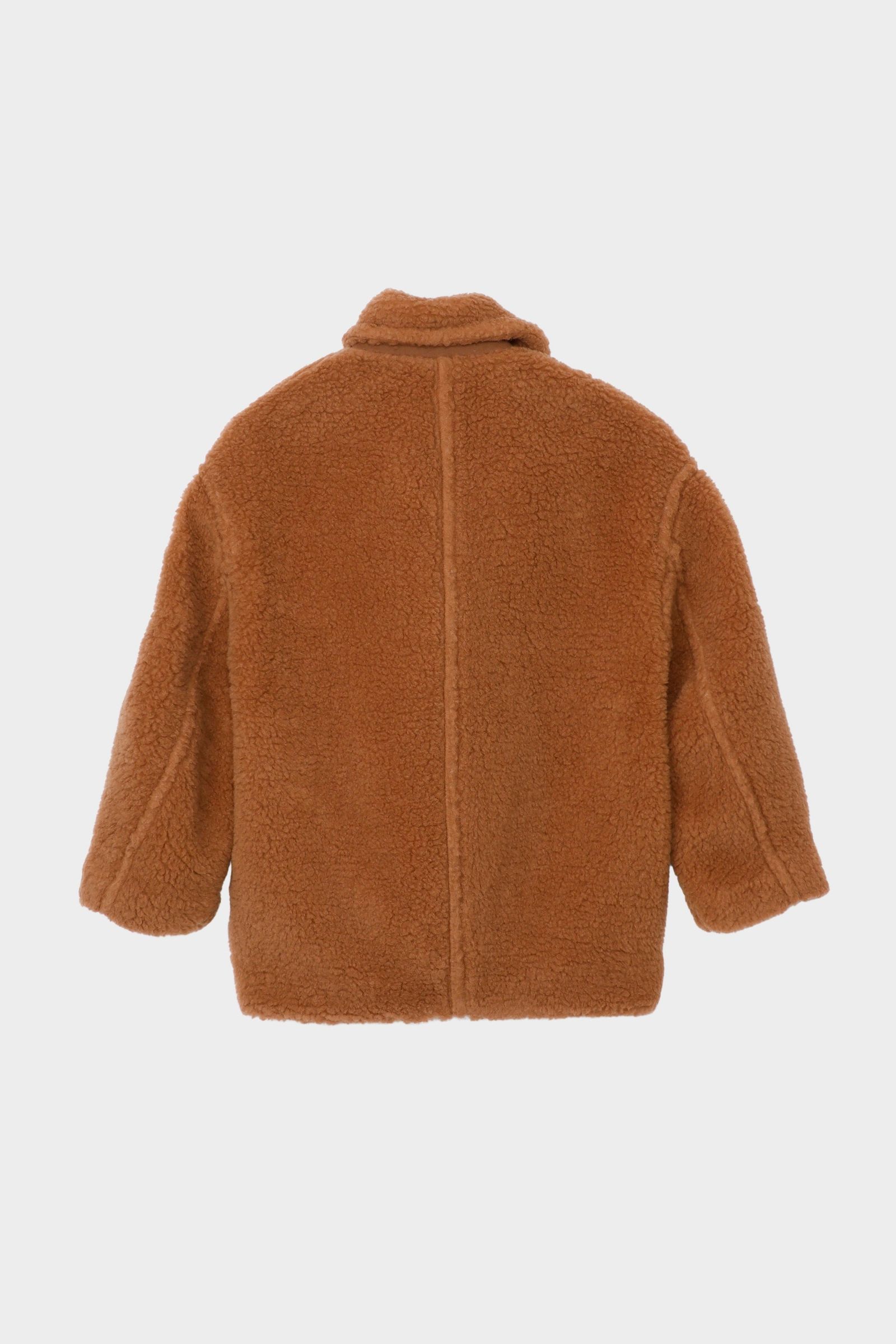 コクーン ミドル ボアコート (キャメル) COCOON MID BOA COAT (Camel) / 26AW