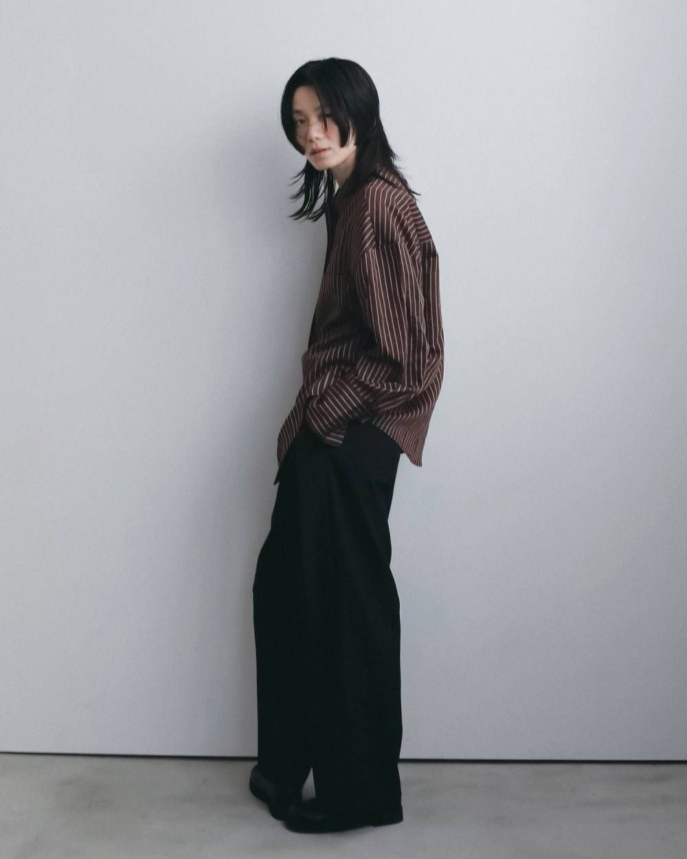 ラックワイドパンツ (ブラック) Tuck Wide Pants (Black) / 26AW 【6月29日まで期間限定予約】