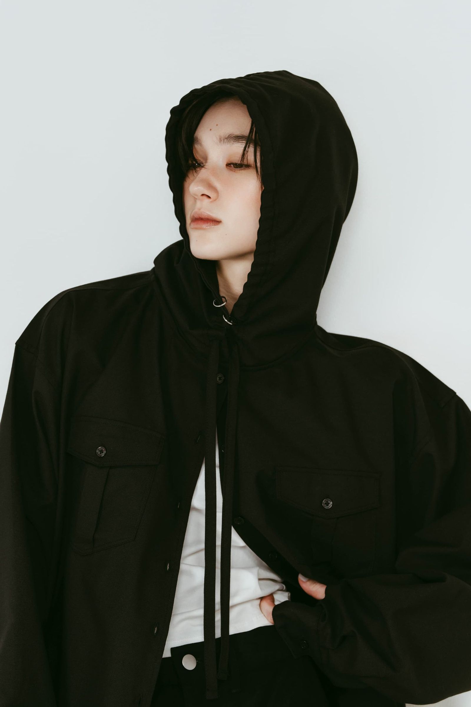 UVプロテクション フーディ (ブラック) UV protection hoodie(unisex) (Black) /  26SS
