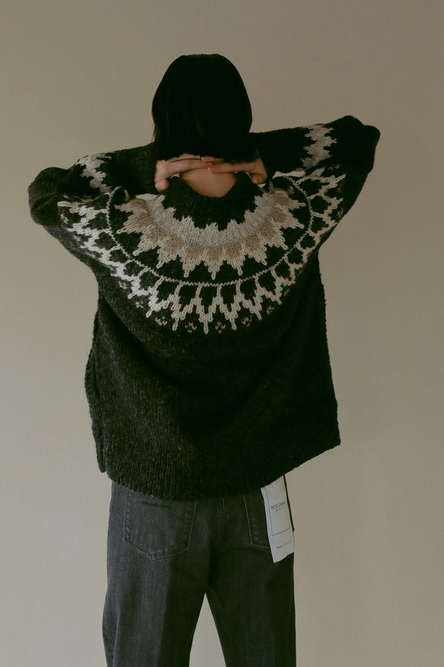 【YANUK × CASA FLINE】CENTER PRESS STRAIGNT DENIM / センタープレスストレートデニム (ブラック) 美脚 / オーガニックコットン / 体型カバー