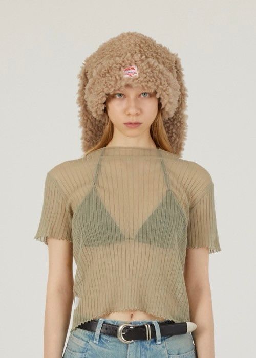 Rabbit Headwear / ラビットヘッドウェア (ブラウン)