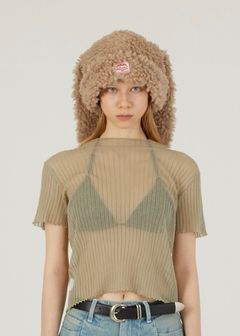 Rabbit Headwear / ラビットヘッドウェア (ブラウン)