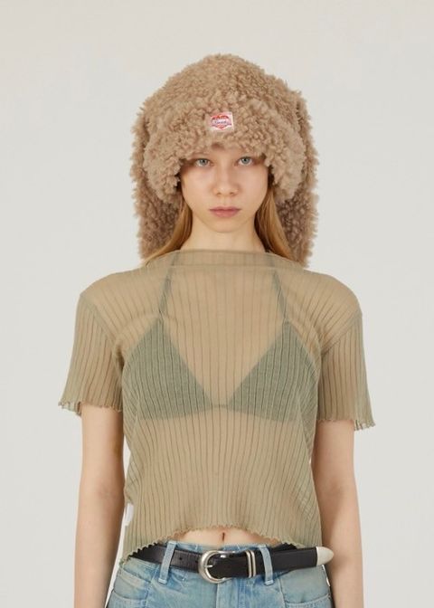 Rabbit Headwear / ラビットヘッドウェア (ブラウン)