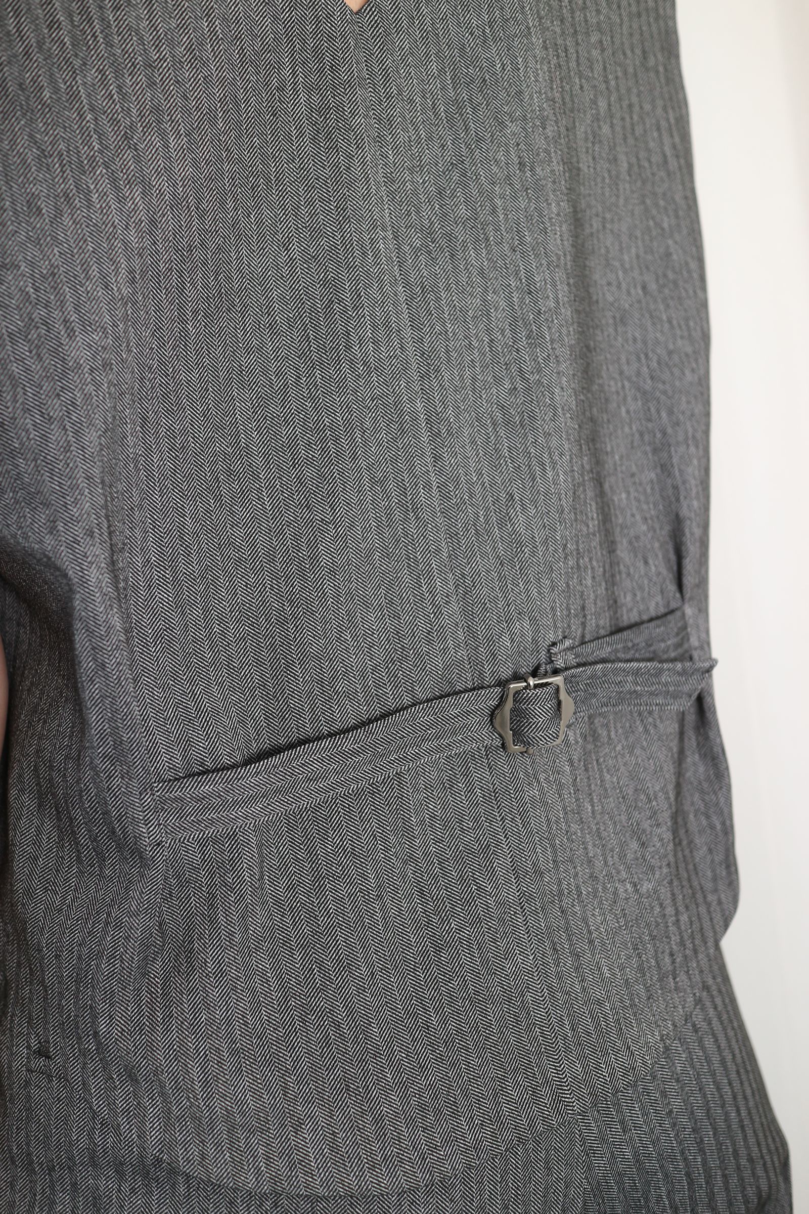 RETORO PADDED VEST JACKET / レトロパデッドベストジャケット (グレー)