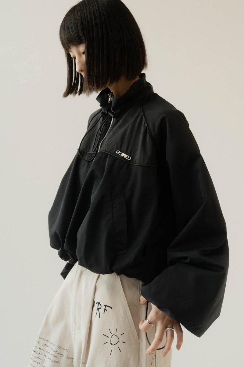 Knuth Marf - balloon sleeve nylon jacket / バルーンスリーブ