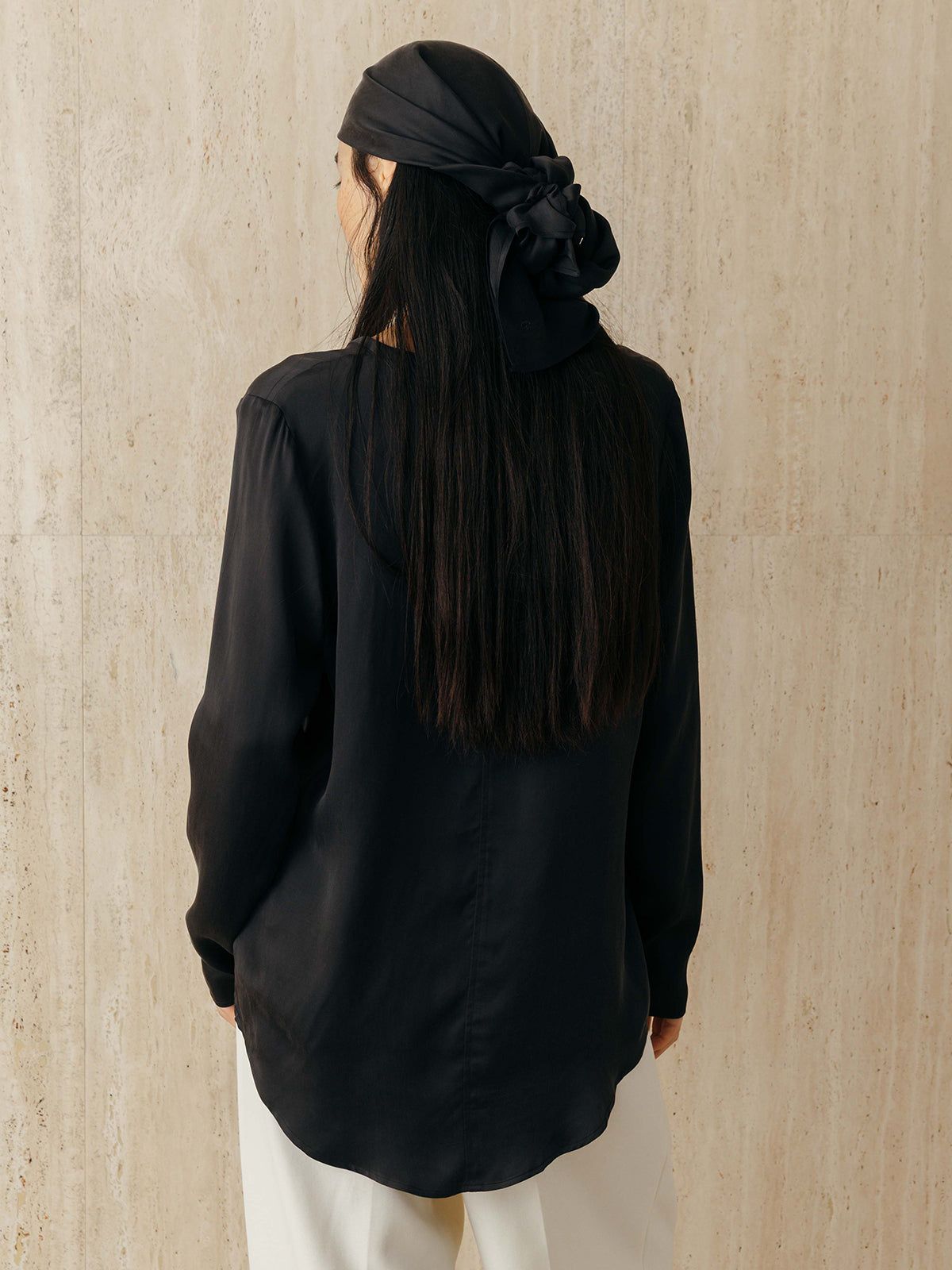 キュプラ トップス (チャコールグレー) CUPRO TOPS (Charcoal gray) /  26SS