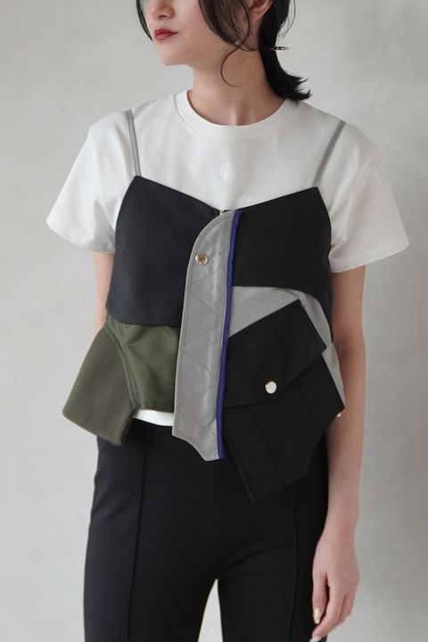 MA-1 DOCKING BUSTIER / MA-1ドッキングビスチェ (ブラック)