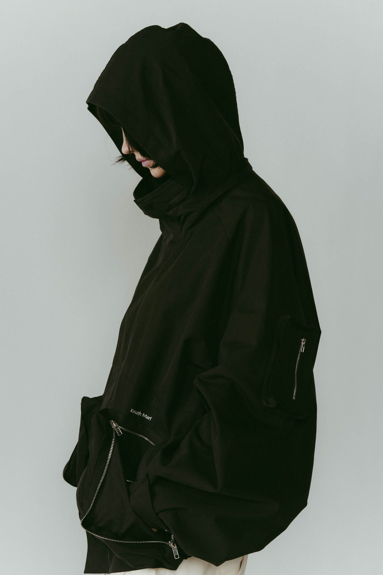2way nylon blouson(unisex) / 2ウェイナイロンブルゾン (ブラック) / 25AW
