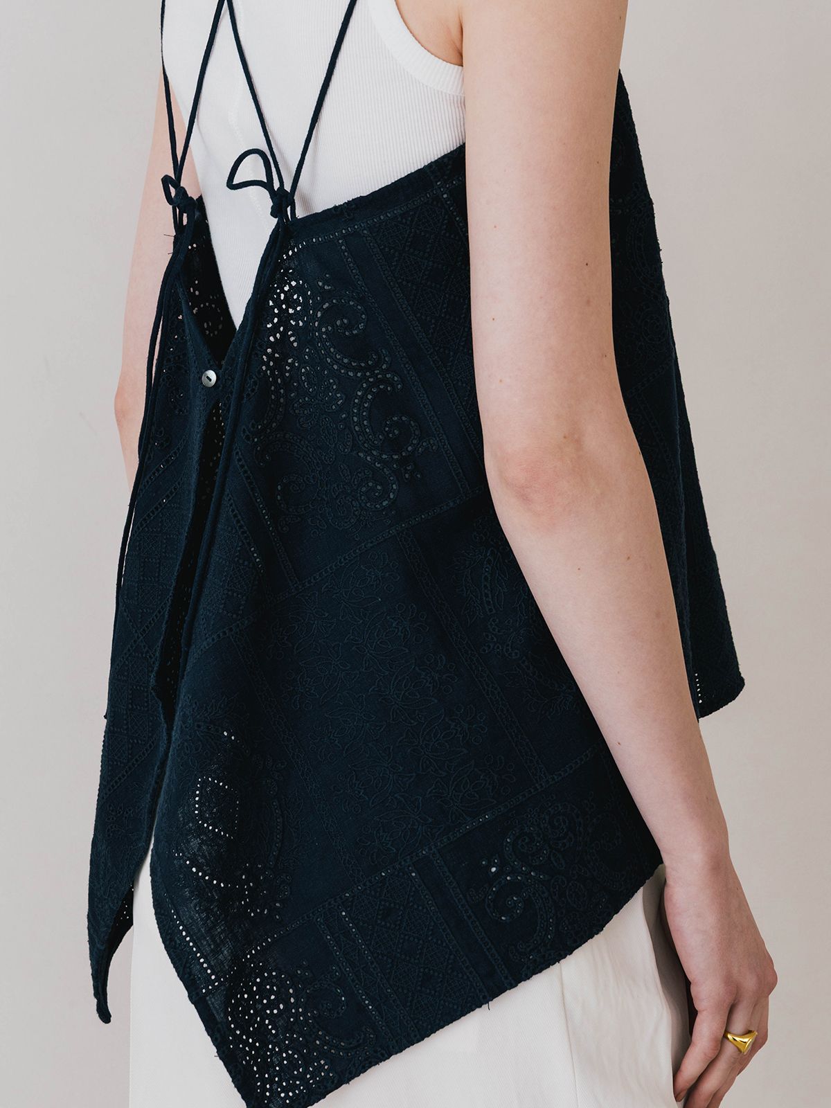 CREDONA - 【25SS】CUTWORK LACE CAMI / カットワーク レース