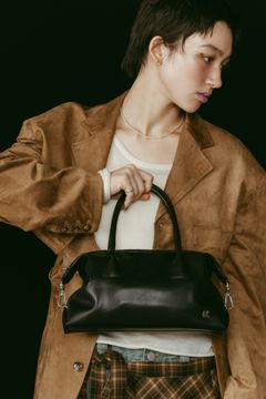 side hook boston bag / サイドフック ボストンバッグ (ブラック) / 25AW