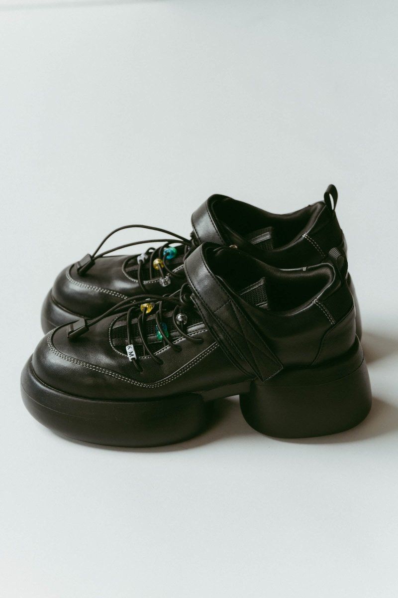 beaded sneakers / ビーズスニーカー (ブラック) / 25AW