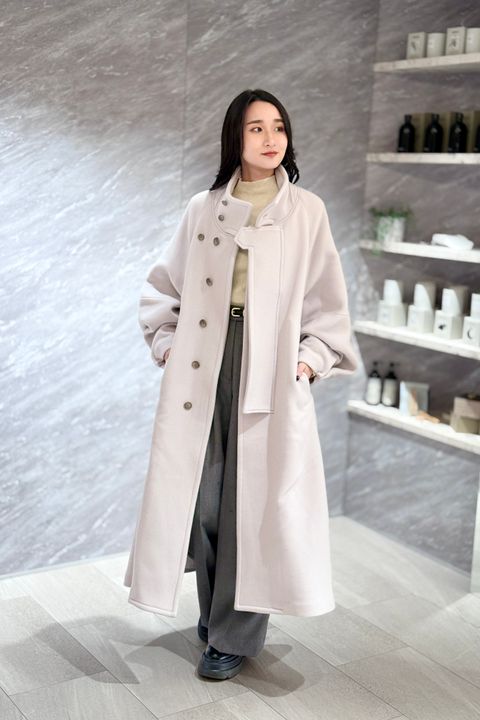 Cuff pierce coat / カフピアス コート (アイボリー)
