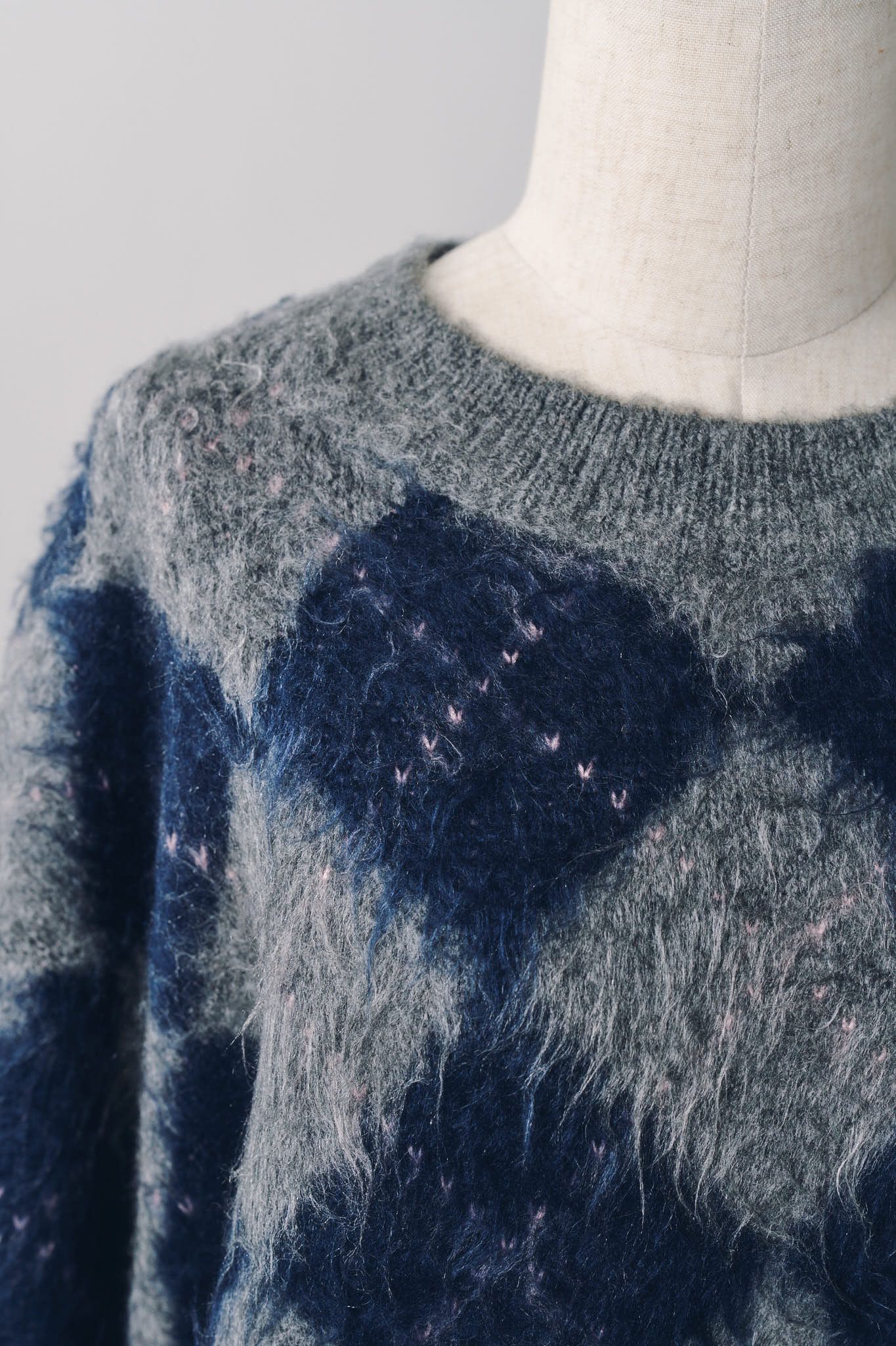 アーガイルニット (ネイビー) argyle knit(unisex) (Navy) / 26AW