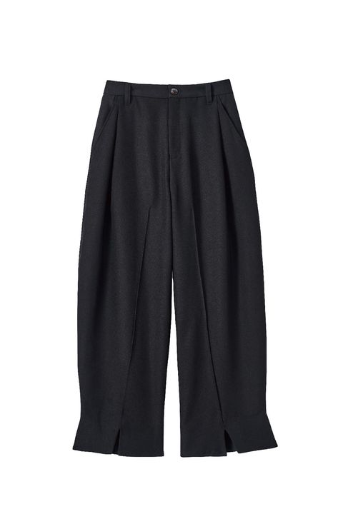 front slit pants(unisex) / フロントスリットパンツ (ブラック) / 25AW