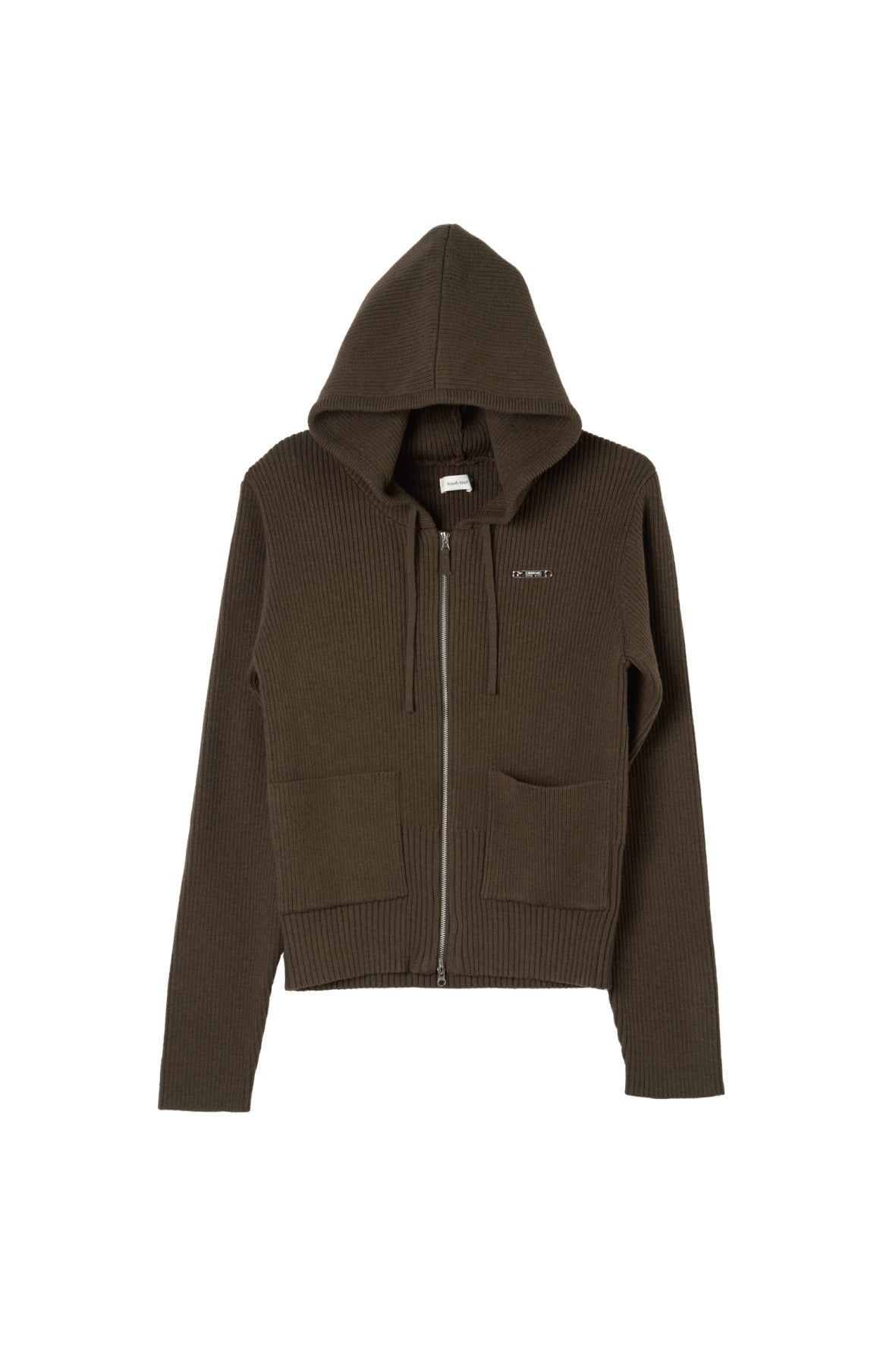 ニットパーカー (ブラウン) hooded knit parka (Brown) / 26AW